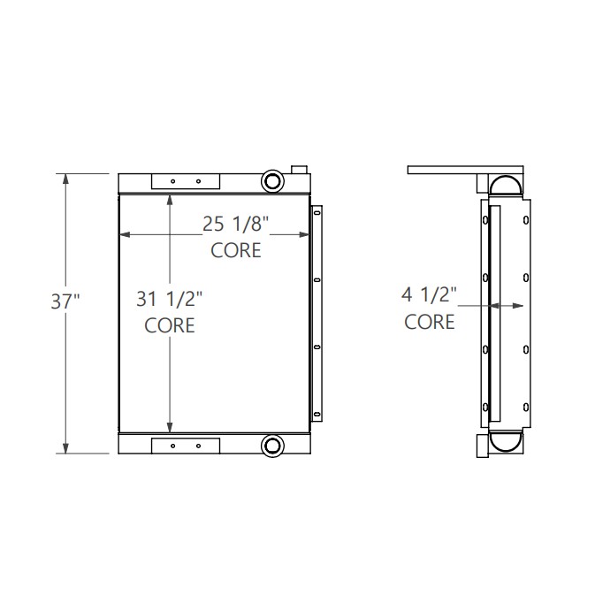 271850 - Industrial Oil Cooler Oil Cooler