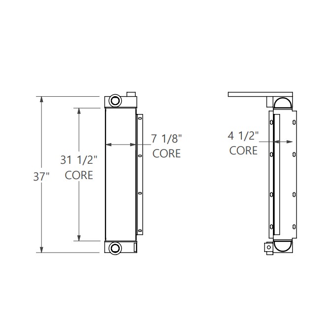 271851 - Industrial Oil Cooler Oil Cooler