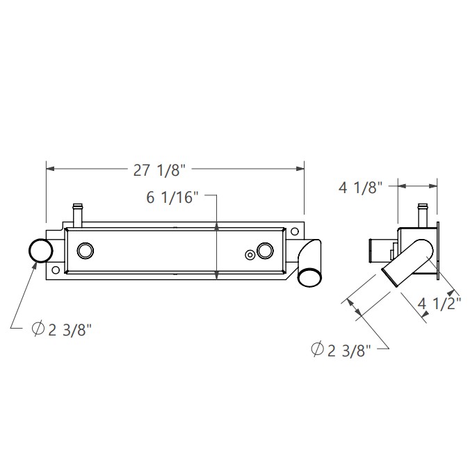 271855 - Komatsu WA380 Oil Cooler Oil Cooler
