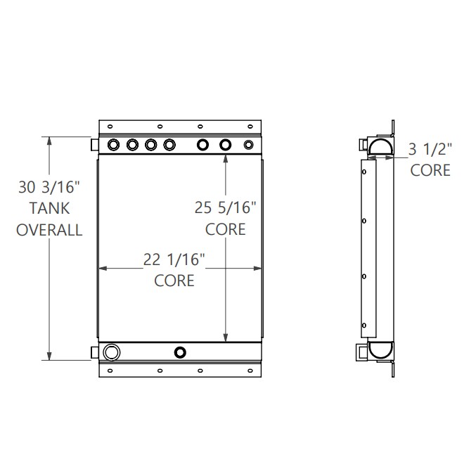 271870 - Industrial Oil Cooler Oil Cooler