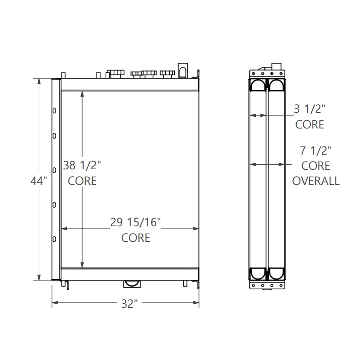 271871 - Industrial Oil Cooler Oil Cooler