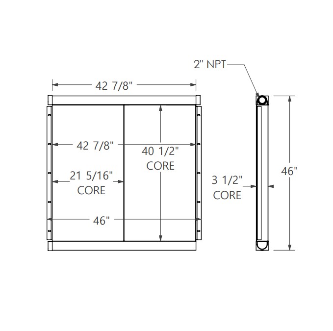 271880 - Industrial Oil Cooler Oil Cooler