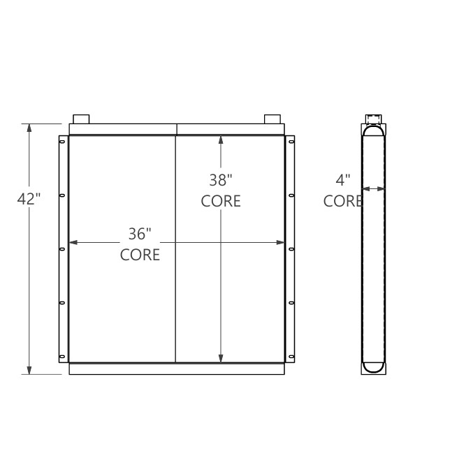 271883 - Industrial Oil Cooler Oil Cooler