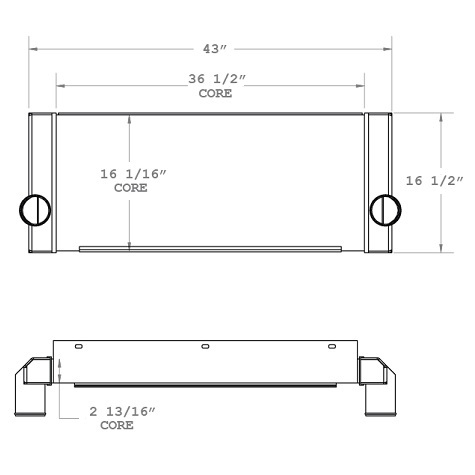 280055 - Motorhome Charge Air Cooler Charge Air Cooler