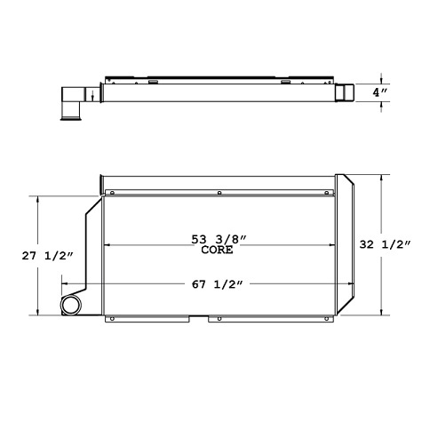 28-0178 - Crane Charge Air Cooler Charge Air Cooler
