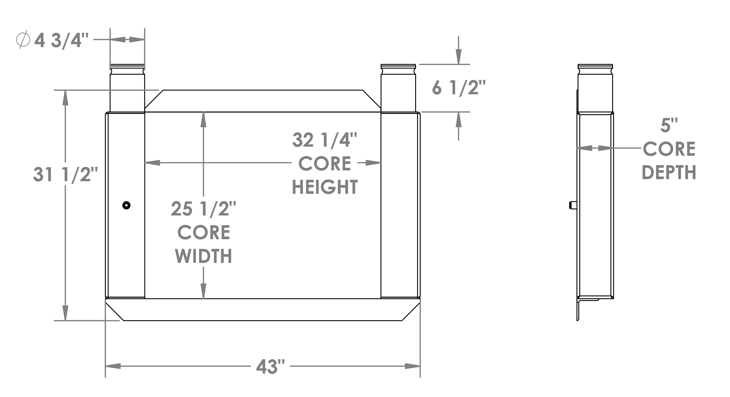 280632 - Industrial Charge Air Cooler Charge Air Cooler