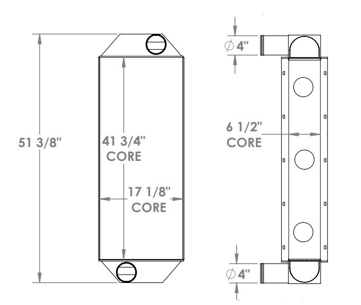 280635 - Jones Grinders Charge Air Cooler Charge Air Cooler