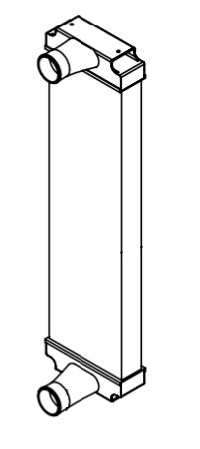 280641 - Osh-Kosh Cement Mixer Charge Air Cooler Charge Air Cooler