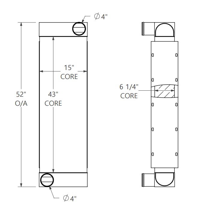 280654 - Industrial Charge Air Cooler Charge Air Cooler