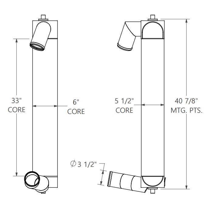280657 - Komatsu D51 Charge Air Cooler Charge Air Cooler