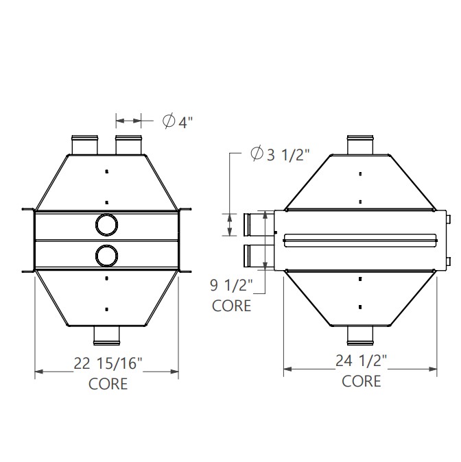 280658 - Industrial Charge Air Cooler Charge Air Cooler