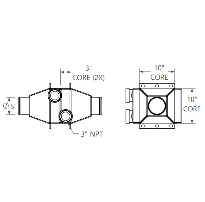 280660 - Industrial Charge Air Cooler Charge Air Cooler