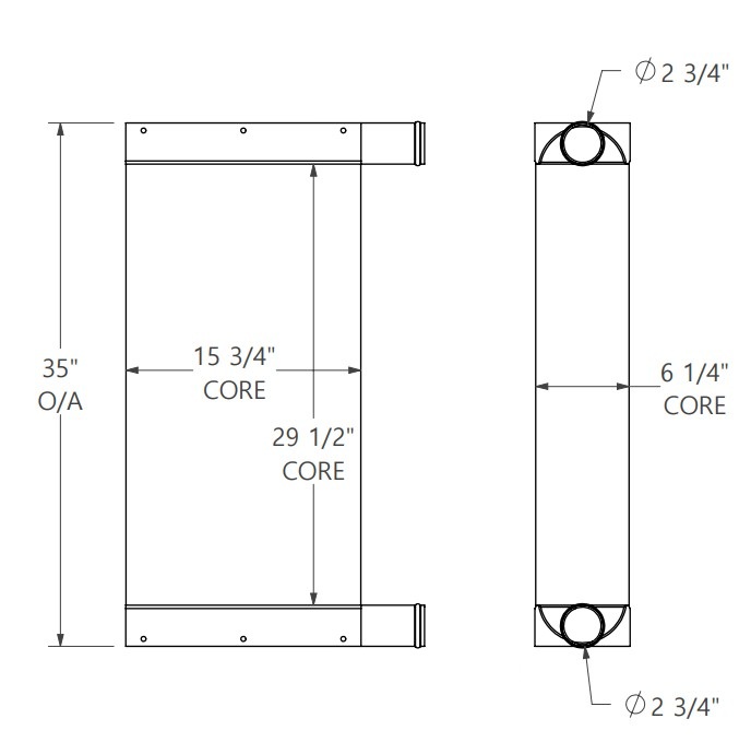 280662 - Sennebogen 860 Charge Air Cooler Charge Air Cooler