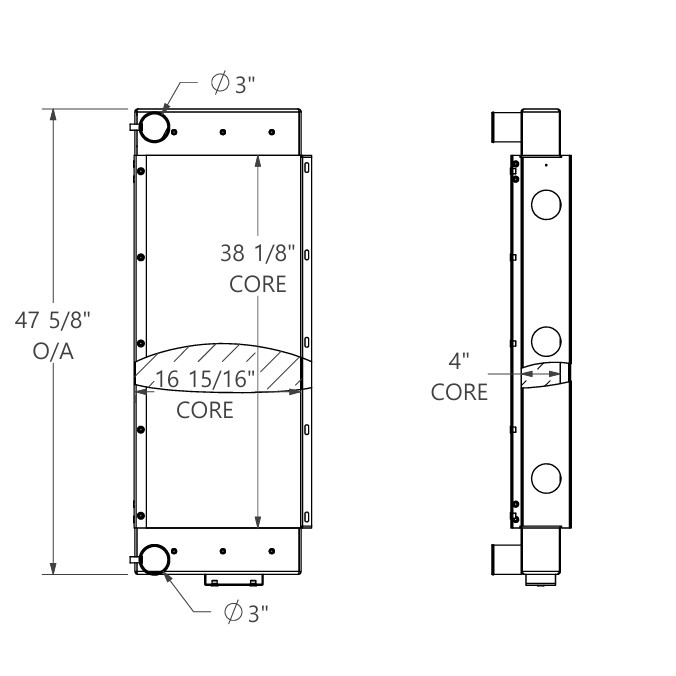 280665 - Industrial Charge Air Cooler Charge Air Cooler