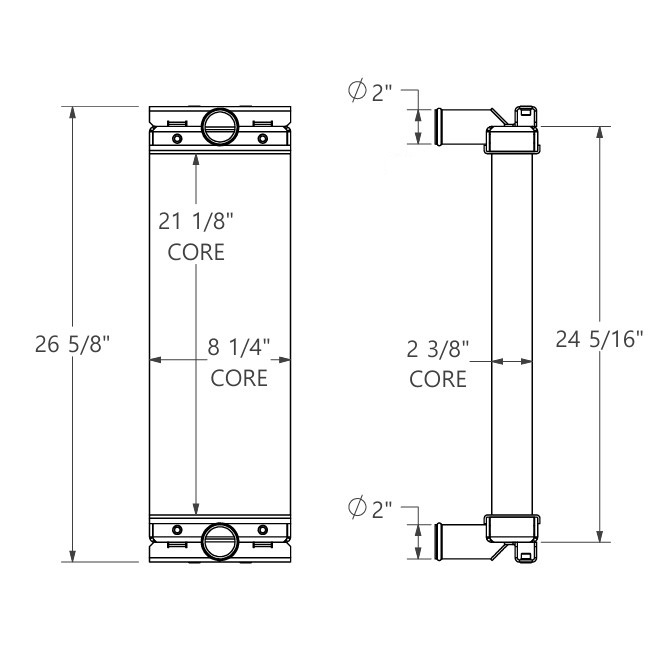 280689 - Cornell Pump Charge Air Cooler Charge Air Cooler