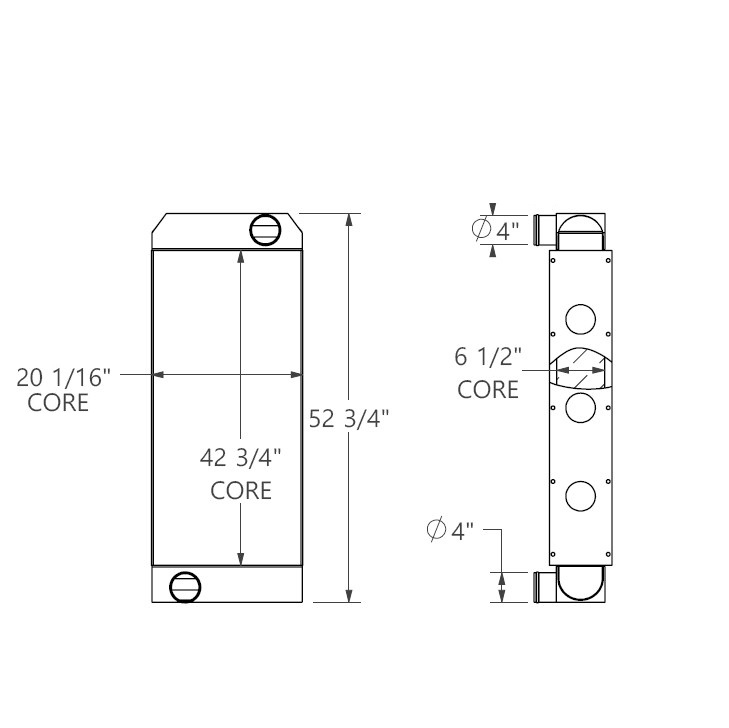 280702 - Rotorchopper Charge Air Cooler Charge Air Cooler