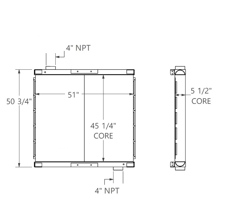 280722 - Industrial Charge Air Cooler Charge Air Cooler