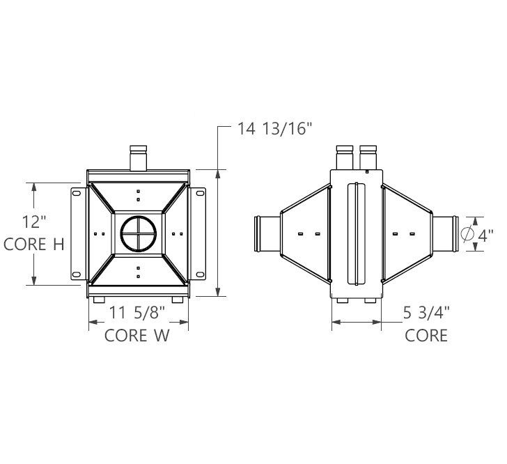 280735 - Remote Charge Air Cooler Charge Air Cooler