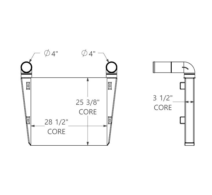 280736 - Industrial Charge Air Cooler Charge Air Cooler