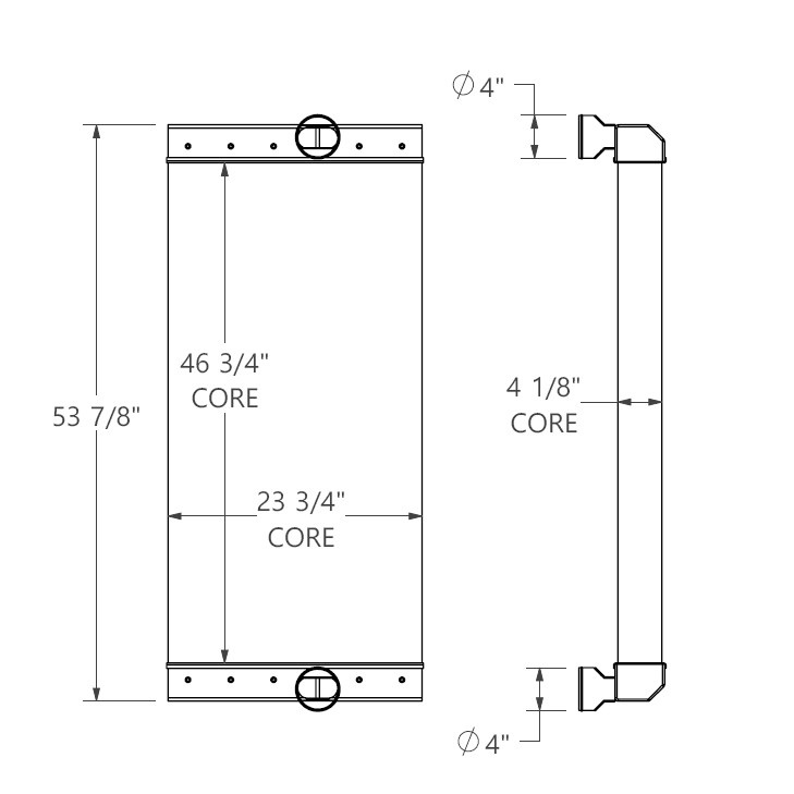 280740 - Industrial Charge Air Cooler Charge Air Cooler