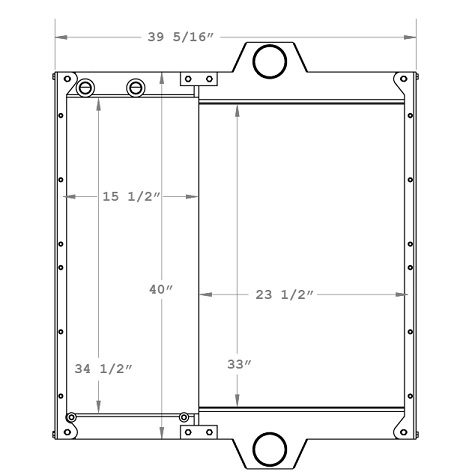 290010 - Mining Package Radiator, Charge Air Cooler and Oil Cooler Combo Unit