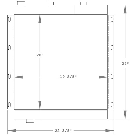 290154 - Gardner Denver Oil Cooler Combo Unit