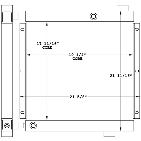 290246 - Quincy Air Compressor Combination Cooler Combo Unit