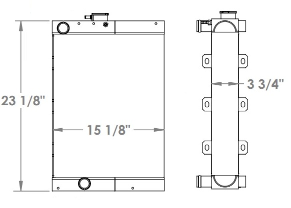 290402 - Vermeer CTX160 Mini Skid Steer Radiator Combo Unit