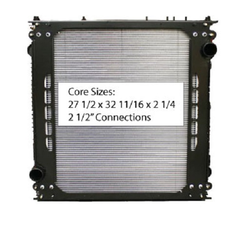 310083WF - Thomas Bus Radiator with frame 2010 - Newer Radiator