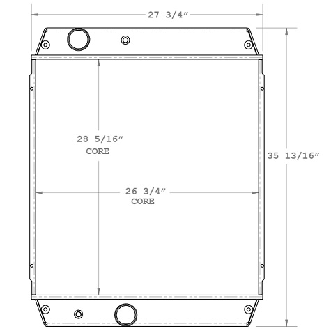 310091 - Gillig Bus Radiator