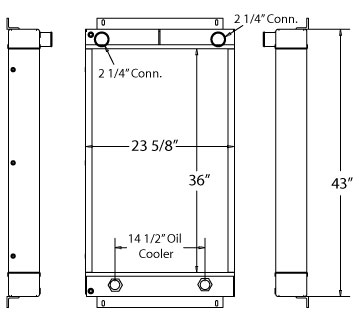 310098 - Motorhome Radiator Radiator