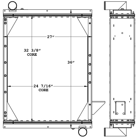 310146 - Orion Bus Radiator Radiator