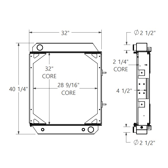 310187 - Thomas Bus Radiator Radiator