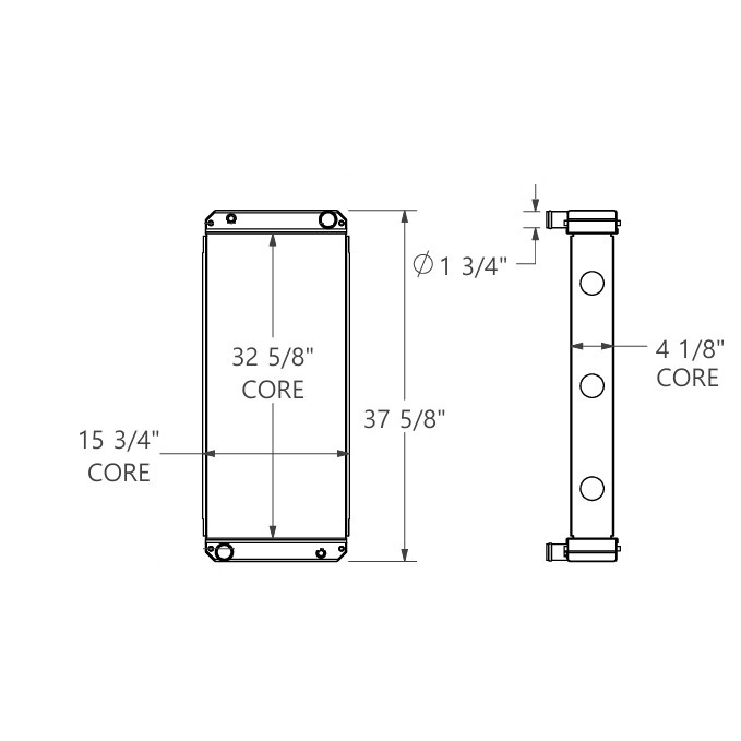 310189 - Orion Bus Radiator Radiator