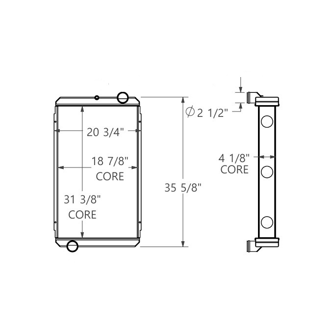 310190 - Orion Bus Radiator Radiator