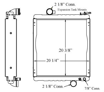 410024 - SUPERSEDED TO 4300-59 Radiator