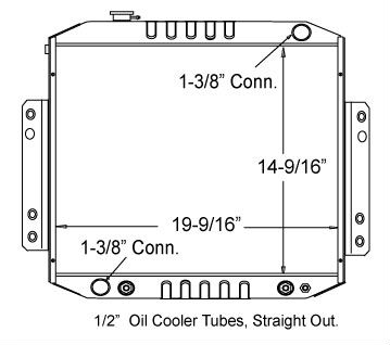4100-59 - Nissan Lift Truck Radiator