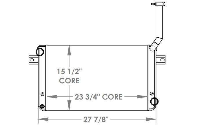 410266 - Crown CGC35BCS-9 Lift Truck Radiator Radiator