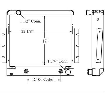 410277 - Hyster / Yale Lift Truck Radiator