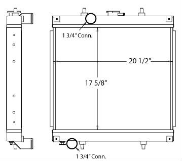450223 - Bobcat Radiator Radiator