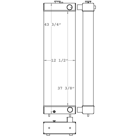 45-0247 - Komatsu Radiator Radiator