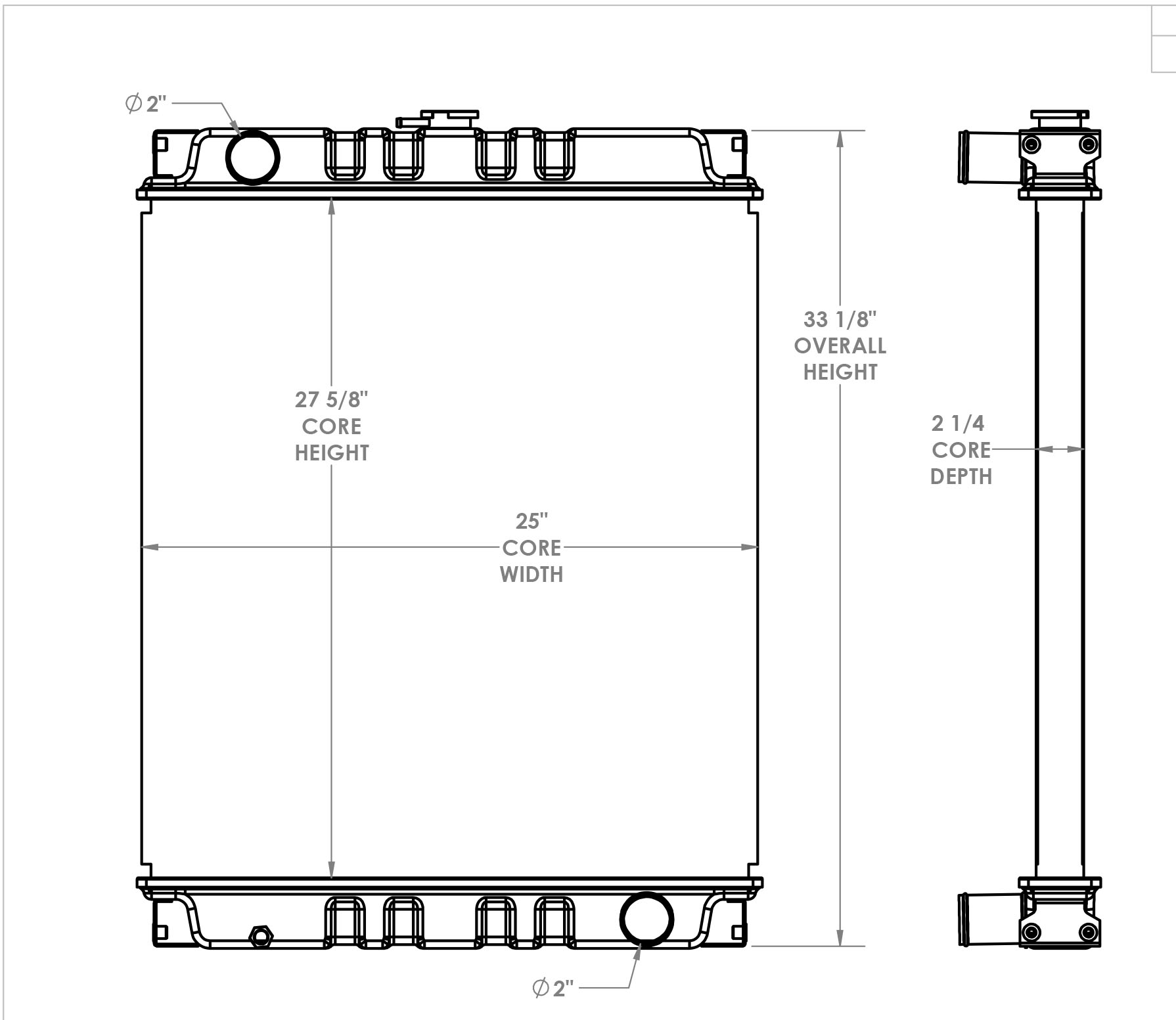 450415 - Caterpillar 312C, 314C Excavator Radiator