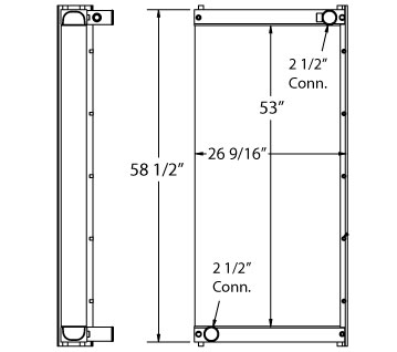 450417 - Sandvik QI341 Crusher Radiator Radiator