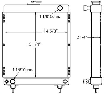 45-0431 - Light Tower Radiator Radiator