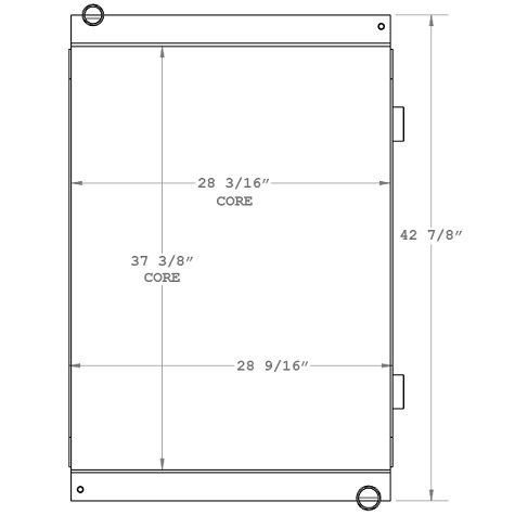 450545 - Terex MC220 / Multiquip Radiator Radiator