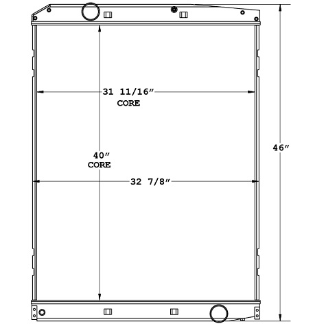 450567 - Mercedes Bus Radiator Radiator