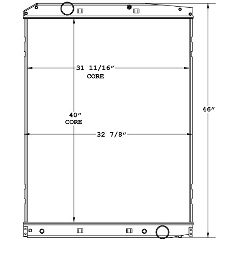450567 - Mercedes Bus Radiator Radiator