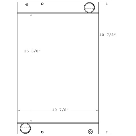 450647 - Hyster RS46-41LS Reach Stacker Radiator Radiator
