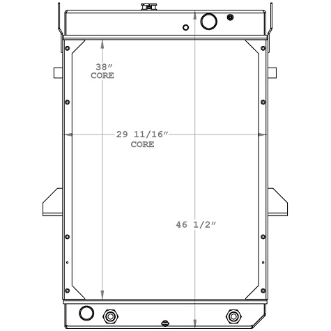 450744 - Komatsu Radiator Radiator