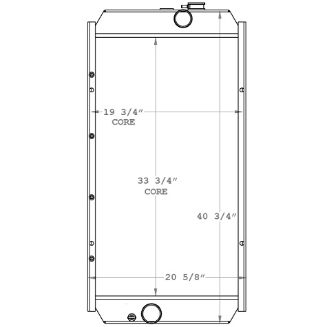 450766 - John Deere Radiator Radiator
